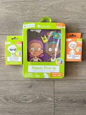 NWT Open The Joy Magnetic Dress-Up Set with Kindness & Anger Management Cards